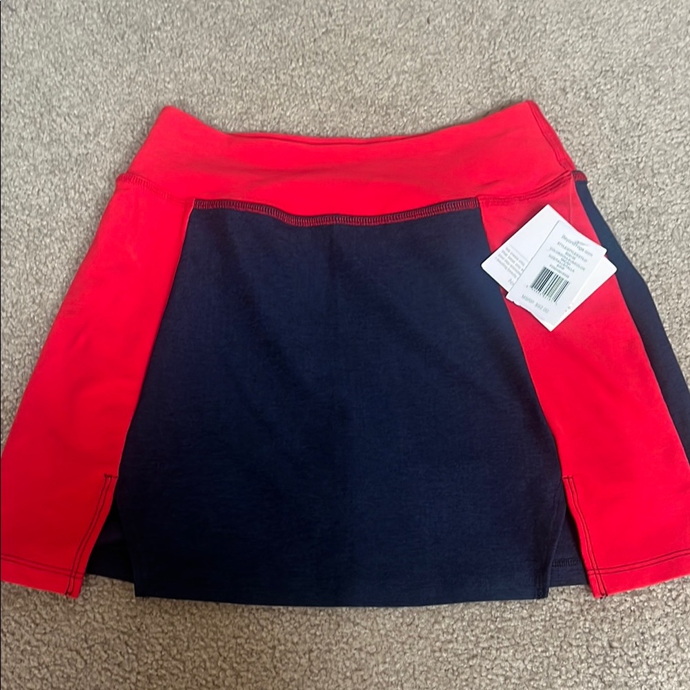 Red and Blue Women's Skirt